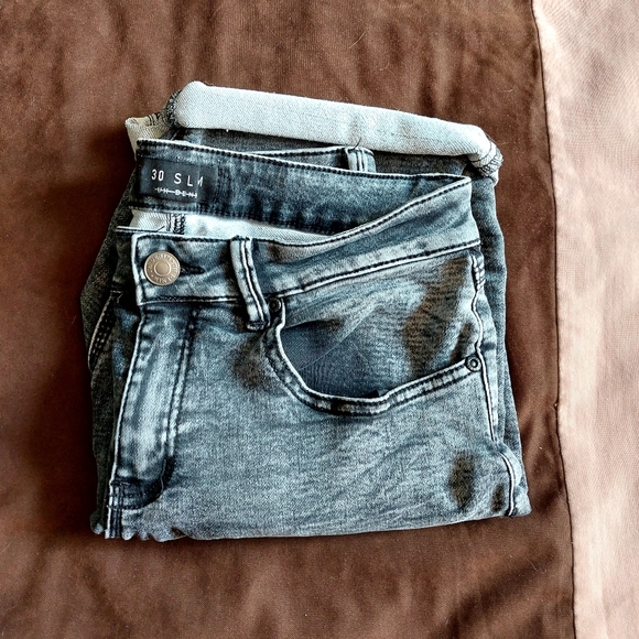Men's light wash denim shorts - Picture 5 of 5